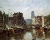 尤金 布丹 : Rotterdam, Le Pont de Bourse